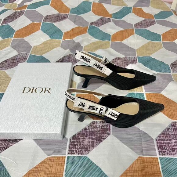 Dior Black Slingback Heels - Picture 2 of 5